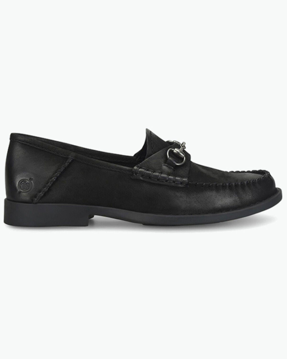 Image #2 - Born Women's Margo Loafers - Moc Toe, Black, hi-res