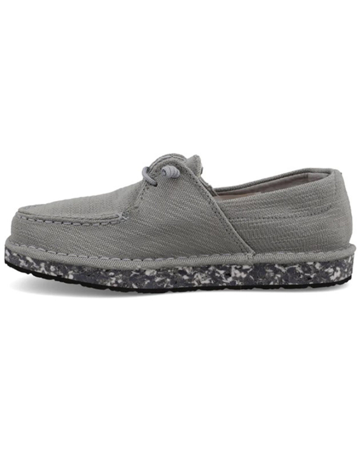Image #3 - Twisted X Women's Circular Project™ Boat Shoes - Moc Toe, Grey, hi-res