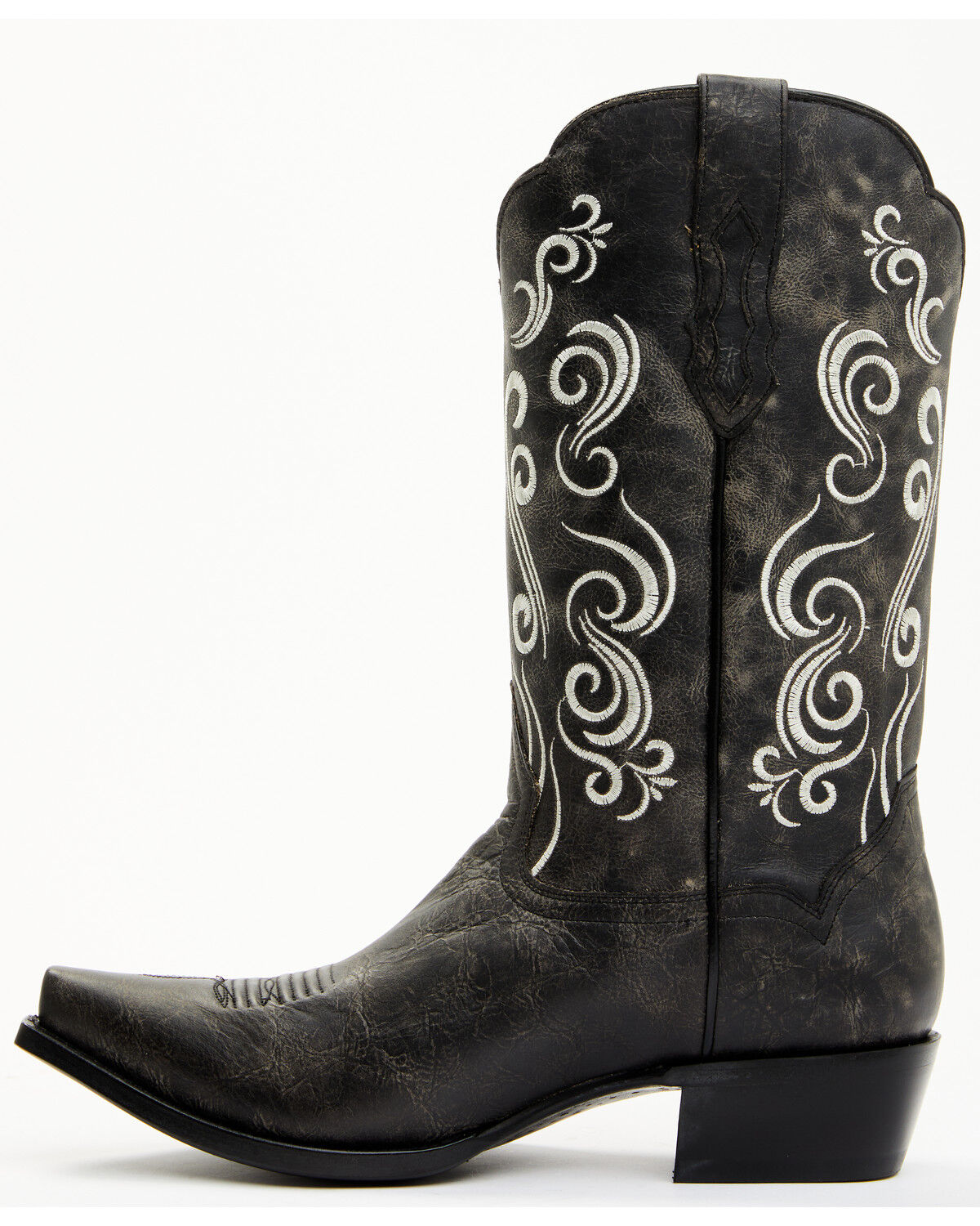 Image #3 - Moonshine Spirit Men's Clover Western Boots - Snip Toe, Black, hi-res