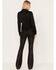Image #3 - Idyllwind Women's Jayme Coated High Risin Bootcut Jeans, Black, hi-res