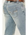 Image #4 - Rock & Roll Denim Men's Pistol Light Wash Straight Leg Denim Jeans, Light Wash, hi-res