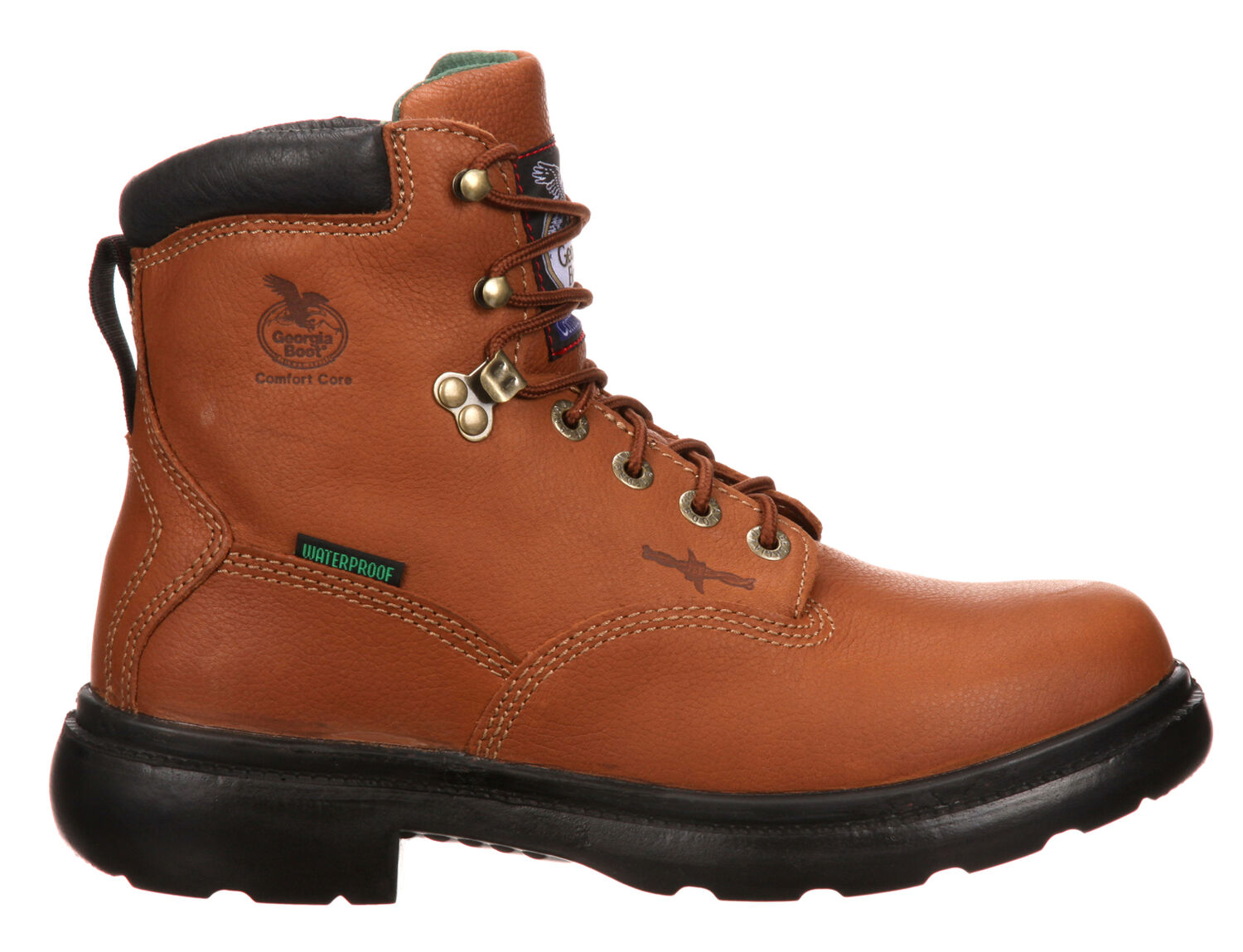 Image #2 - Georgia Boot Men's Farm and Ranch 6" Waterproof Boots, , hi-res