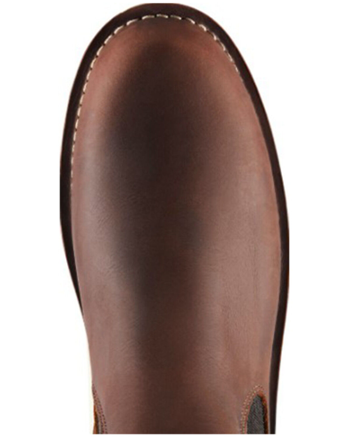 Image #4 - Danner Men's 6" Bull Run Chelsea Wedge Work Boots - Steel Toe, Brown, hi-res