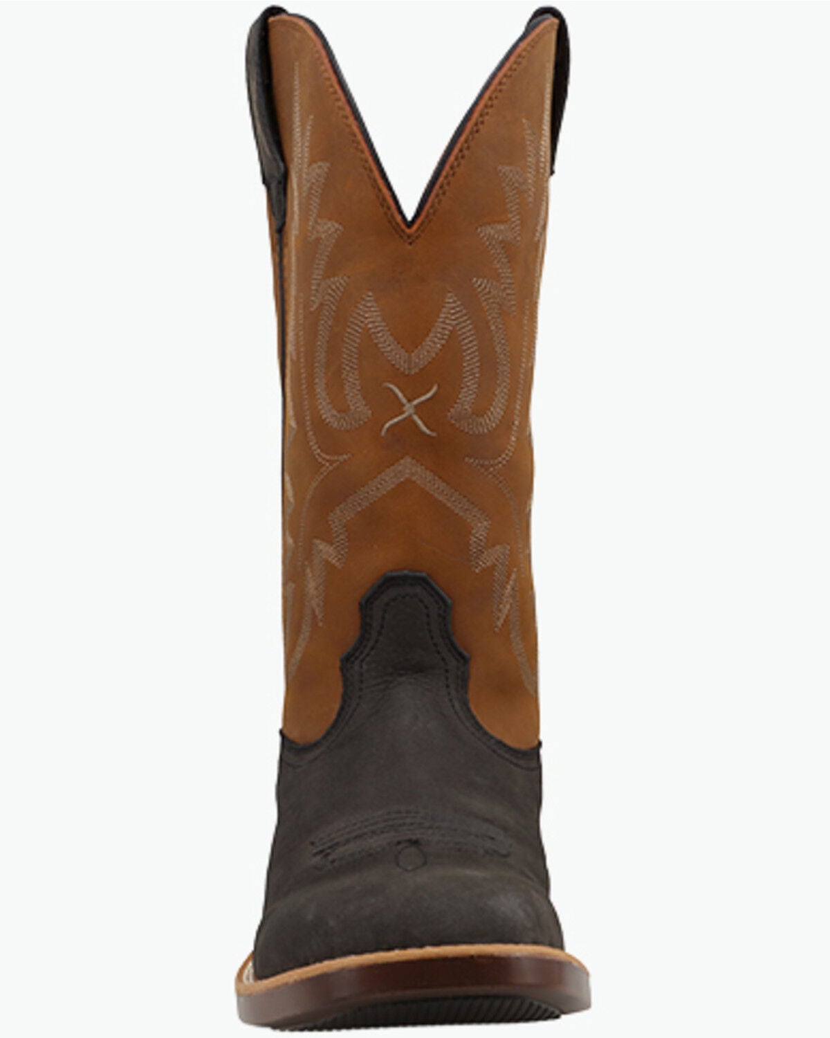 Image #4 - Twisted X Men's Top Hand Tall Western Boots - Broad Square Toe, Pecan, hi-res