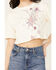 Image #3 - Shyanne Women's Americana Eagle Star Cropped Short Sleeve Graphic Tee, Cream, hi-res