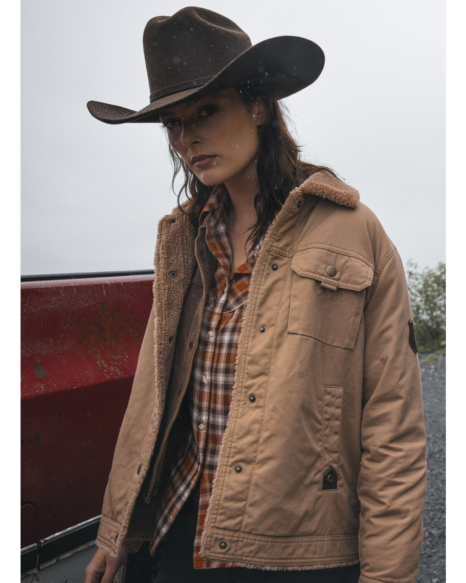 Cleo Wolf Women s Sherpa Lined Canvas Jacket Country Outfitter
