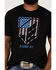 Image #3 - RANK 45® Men's Gate Flag Logo Graphic T-Shirt , Black, hi-res