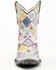 Image #4 - Yippee Ki Yay by Old Gringo Women's Heirloom Short Embroidered Patchwork Booties - Round Toe, White, hi-res