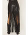 Image #4 - Idyllwind Women's Payson Faux Leather Fringe Midi Skirt, Black, hi-res