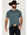 Image #2 - Kimes Ranch Men's Shielded Logo Short Sleeve Graphic T-Shirt, Indigo, hi-res