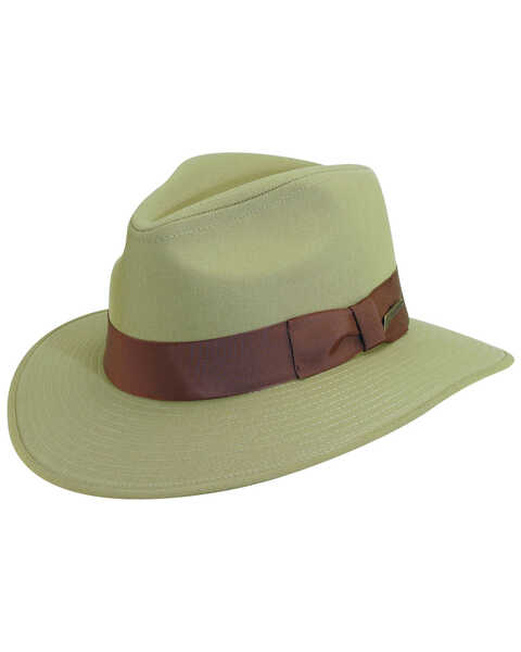 Indiana Jones Khaki Cotton Safari Hat, Khaki, hi-res