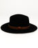 Cody James Men's Brown Leather Embossed Band Western Felt Hat, Black, hi-res