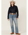 Image #1 - Ariat Women's Brianna Light Wash High Rise Bootcut Oklahoma Jeans - Plus, Light Wash, hi-res
