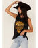 Image #1 - Rock & Roll Denim Women's Wild & Western Southwestern Graphic Tank Top, Black, hi-res