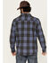 Image #4 - Brothers and Sons Men's Bronson Plaid Print Long Sleeve Button-Down Flannel Shirt, Indigo, hi-res