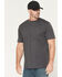 Image #2 - Ariat Men's Rebar Cotton Strong Bolt Short Sleeve Graphic Work Shirt, Charcoal, hi-res