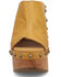 Image #4 - Dingo Women's Free Spirit Wooden Sandals, Mustard, hi-res