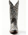 Image #4 - Shyanne Women's Iona Floral Studded Western Boots - Snip Toe, Grey, hi-res