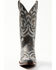 Image #4 - Shyanne Women's Iona Floral Studded Western Boots - Snip Toe , Grey, hi-res