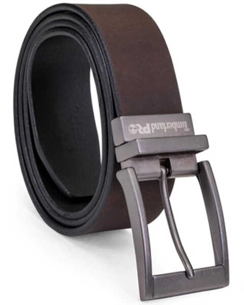 Image #1 - Timberland Men's Reversible Belt , Black/brown, hi-res