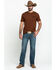 Cody James Men's Bozeman Medium Wash Stretch Slim Bootcut Jeans , Indigo, hi-res