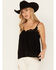 Image #1 - Shyanne Women's Lace Trim Cami, Black, hi-res
