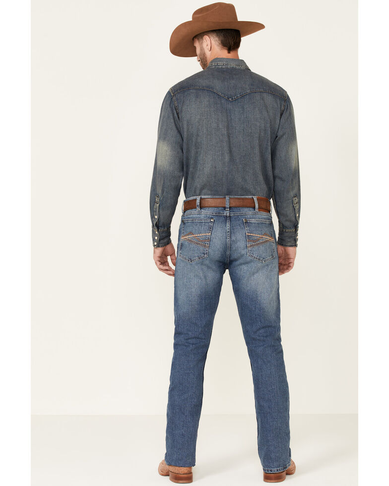 Wrangler 20X Men's Pickett Vintage Stretch Slim Bootcut Jeans , Blue, hi-res