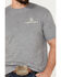 Image #3 - Smith & Wesson Men's Logo Short Sleeve Graphic T-Shirt, Heather Grey, hi-res