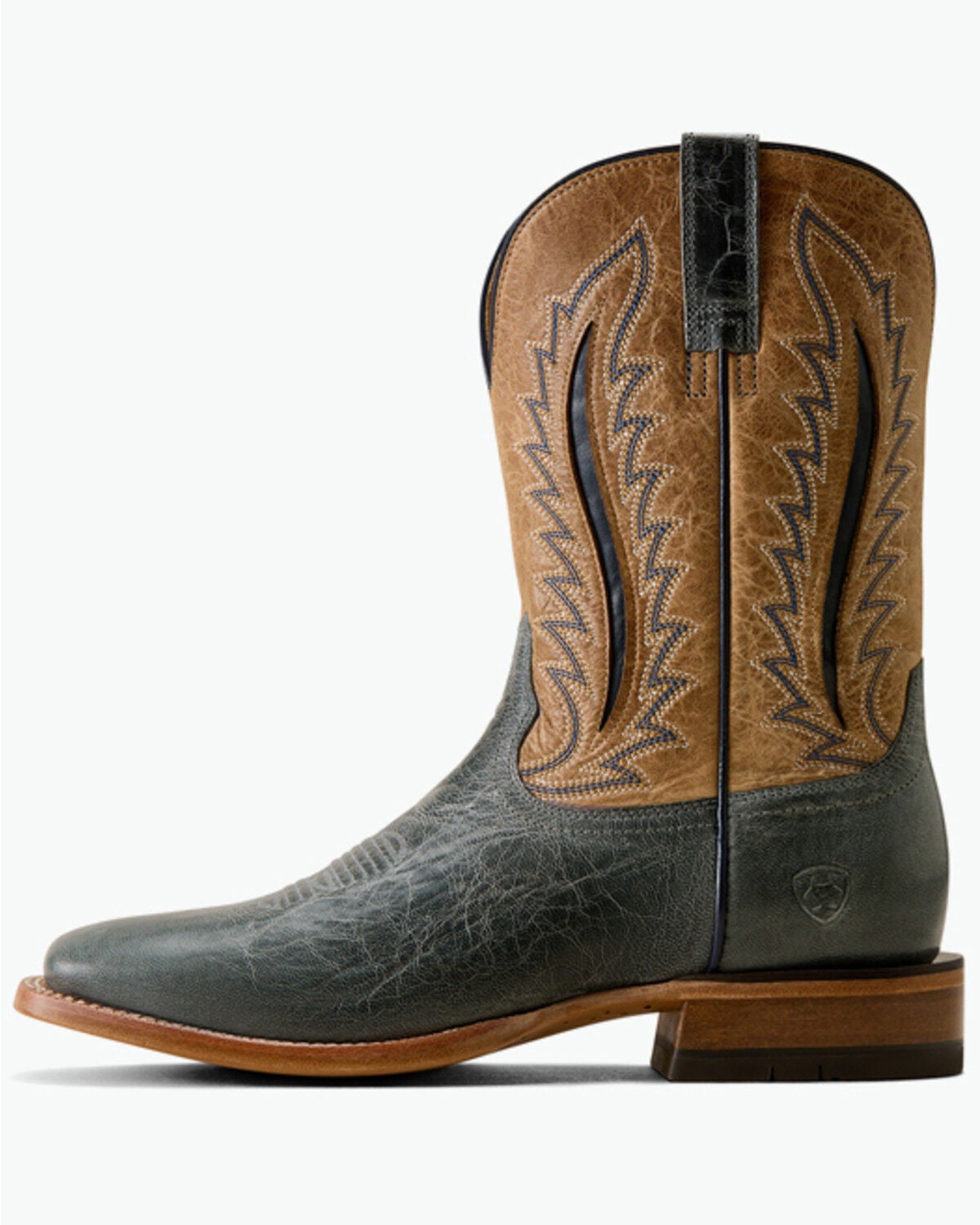 Image #2 - Ariat Men's Gage Western Boots - Broad Square Toe, Grey, hi-res