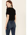 Image #4 - Paramount Network’s Yellowstone Women's Dutton Ranch Graphic Short Sleeve Tee, Black, hi-res