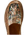 Image #4 - Ariat Women's Floral Embossed Cruiser Casual Shoes - Moc Toe, Brown, hi-res