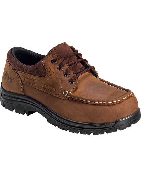 Image #1 - Nautilus Men's Electrical Hazard Leather Shoes - Composite Toe, Brown, hi-res