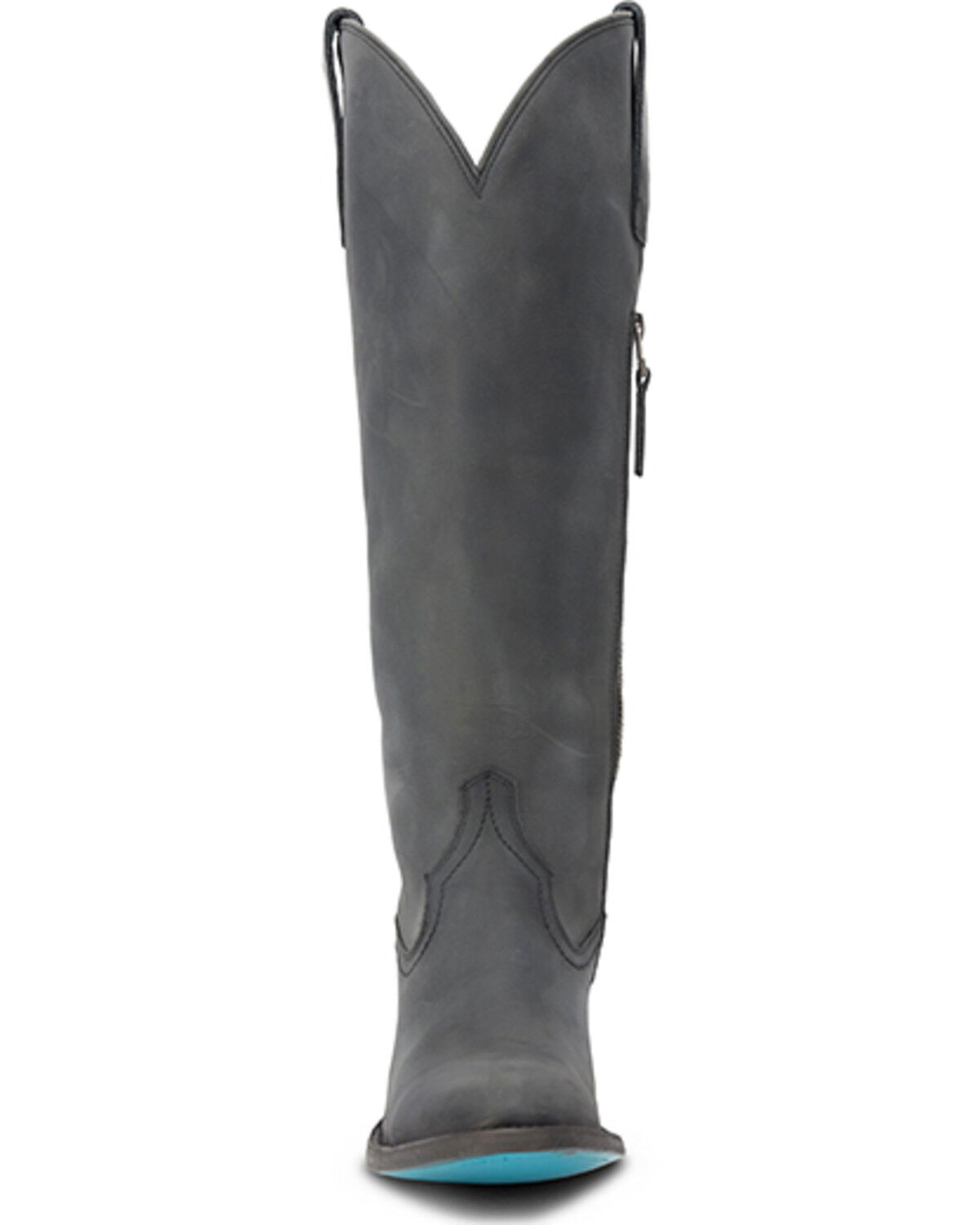 Image #4 - Lane Women's Plain Jane Tall Western Boots - Round Toe, Black, hi-res