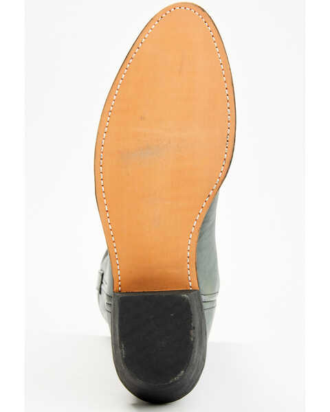 Image #7 - Laredo Men's Lizard Print Wingtip Western Boots - Medium Toe, Grey, hi-res