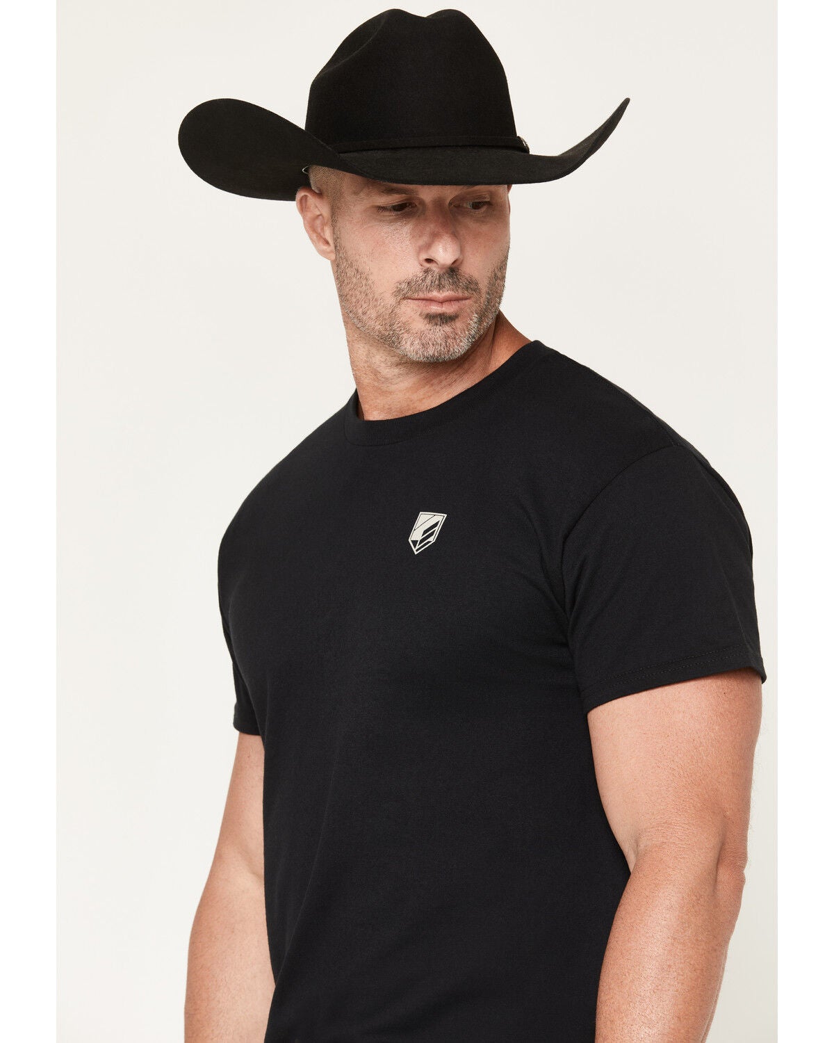 Image #3 - RANK 45&reg; Men's Badge of Honor Short Sleeve Graphic T-Shirt, Black, hi-res