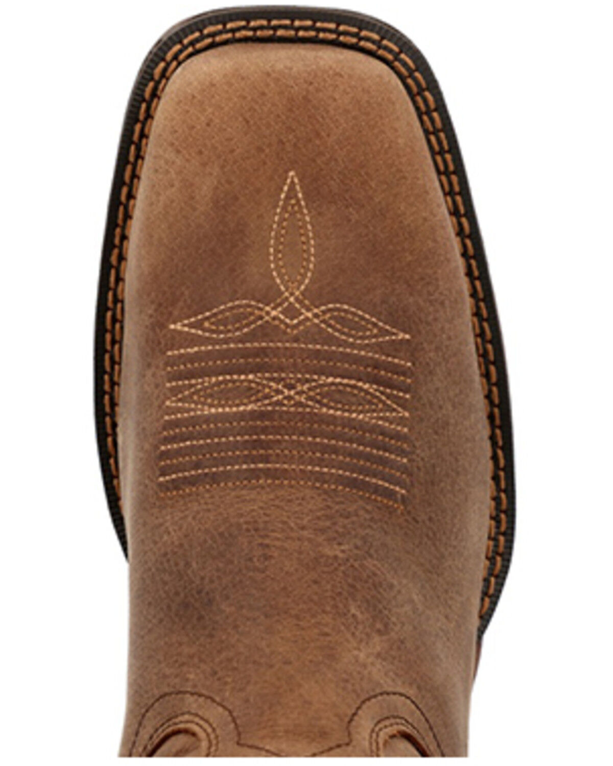 Image #6 - Durango Men's Rebel Performance Western Boots - Broad Square Toe, Brown, hi-res