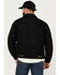 Image #4 - Resistol Men's Blackwater Solid Waxed Canvas Button-Down Jacket, Black, hi-res