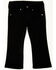 Image #1 - Cody James Toddler Boys' Night Rider Slim Bootcut Comfort Stretch Denim Jeans, Black, hi-res