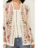 Image #3 - Johnny Was Women's Embroidered Floral Sweater, White, hi-res