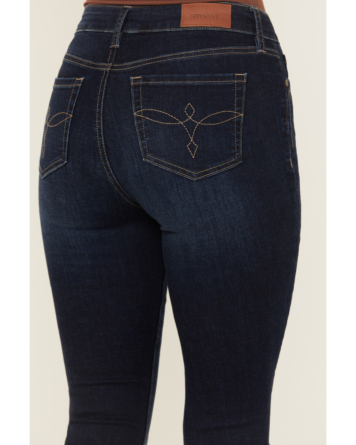 Image #4 - Shyanne Women's Celeste High Rise Sculpt Bootcut Stretch Denim Jeans, Dark Wash, hi-res