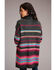 Image #2 - Stetson Women's Striped Oversized Knit Open-Front Cardigan , Multi, hi-res