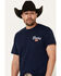 Image #3 - Changes Men's Coors Steerhead Short Sleeve Graphic T-Shirt , Navy, hi-res