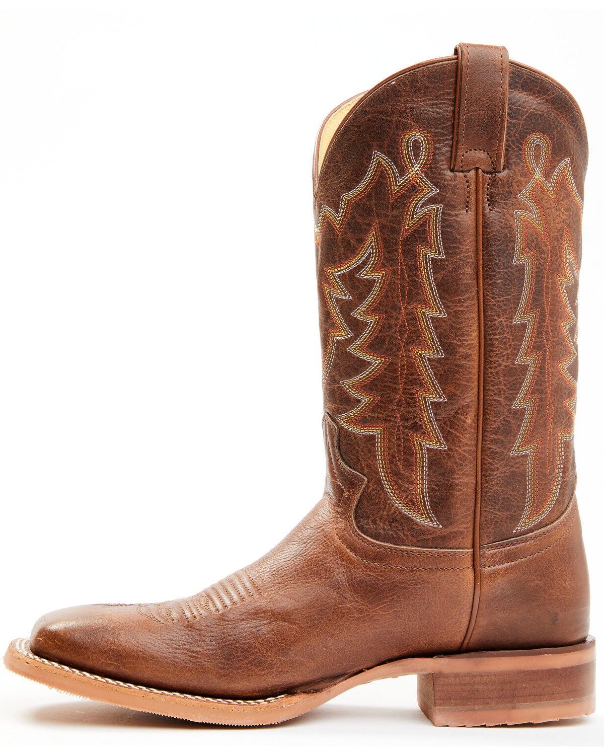 Image #3 - Justin Men's Carsen Camel Brown Cowhide Performance Leather Western Boots - Square Toe, , hi-res