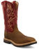 Twisted X Red Lite Cowgirl Work Boots - Steel Toe , Distressed, hi-res