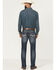 Image #3 - Rock & Roll Denim Men's Pistol Dark Wash Stackable Bootcut Rigid Denim Jeans, Dark Wash, hi-res
