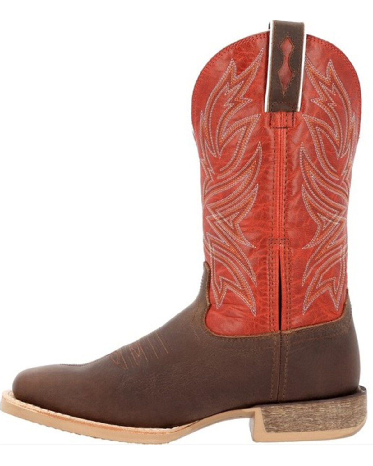 Image #3 - Durango Men's Rebel Pro™ Western Boot - Broad Square Toe, Red, hi-res