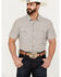 Image #1 - Cody James Men's Tie Down Striped Short Sleeve Western Snap Shirt, White, hi-res