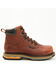 Image #2 - Hawx Men's 6" Enduro Waterproof Work Boots - Composite Toe, Dark Brown, hi-res