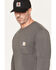 Image #3 - Carhartt Men's Irvine Relaxed Fit Long Sleeve Graphic Work T-Shirt, Charcoal, hi-res