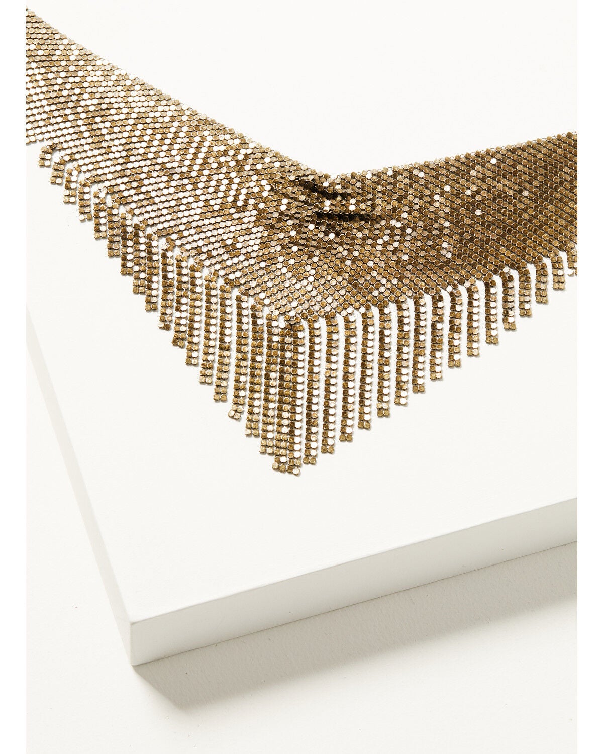 Wonderwest Women's Heidi Chain Mesh Necklace, Gold, hi-res